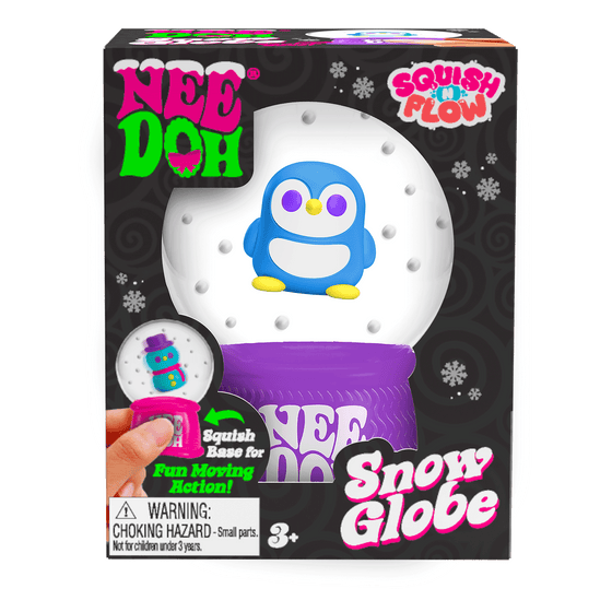 NeeDoh Squish N Flow Snow Globe Fun CZ32